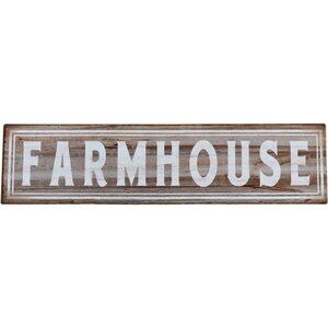 Farmhouse Retro Vintage Metal Tin Bar Sign, Decorative Wall Art Signage